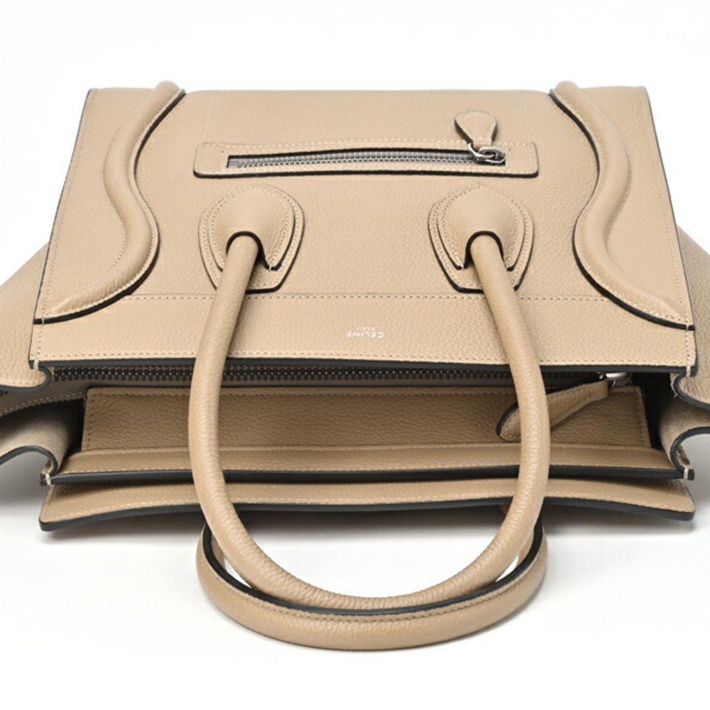CELINE luggage micro beige handbag - Picture 4 of 10